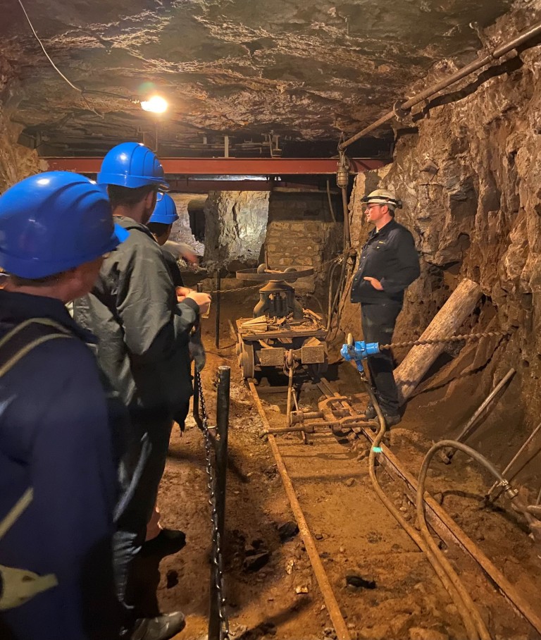 Visite de la mine